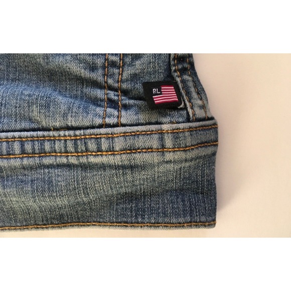 VTG Ralph Lauren Polo Jeans Co. Blue Jean Jacket Womens Sz S Cowboy Rodeo Y2K - Picture 9 of 16